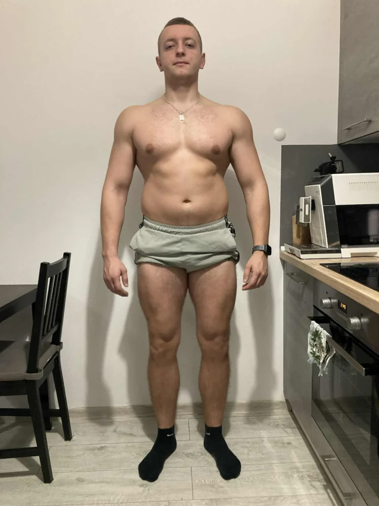 Trener Personalny - Damian szuba - Metamorfoza - Przed